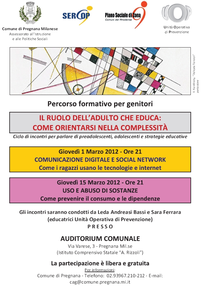 invito percorso formativo per genitori