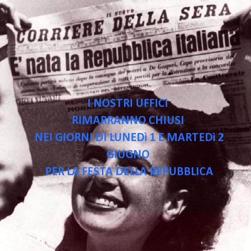 manifesto festa della Repubblica