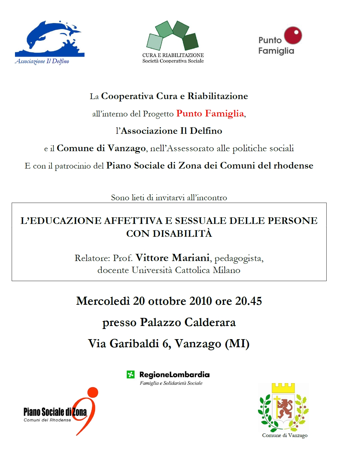invito educazione affettiva e sessuale per persone disabili